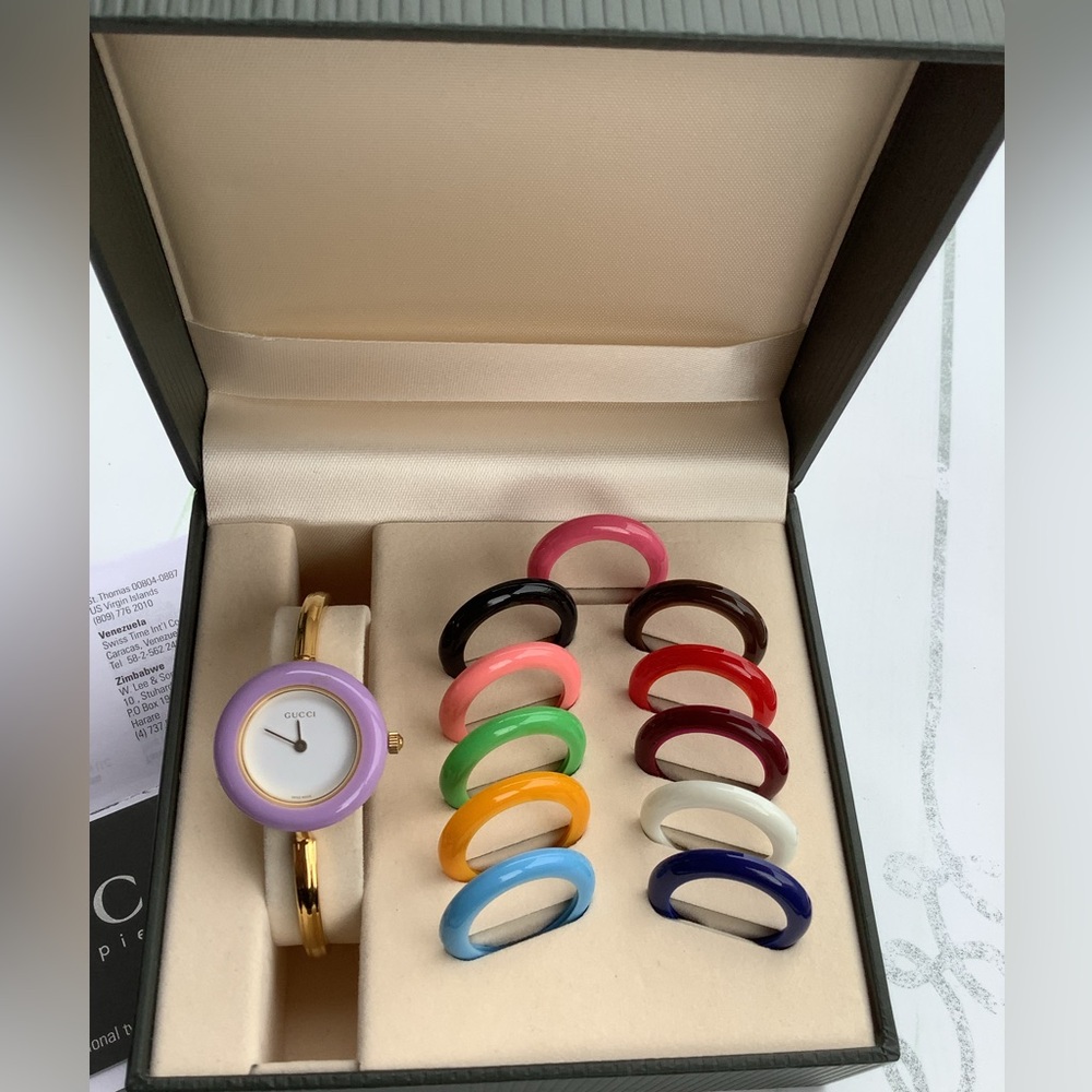 Authentic Gucci bangle watch set ❤️🔥 - Picture 3 of 12